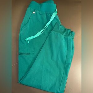 Figs Women's Scrub Pants in Hunter Green